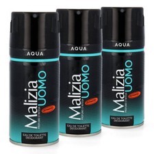 Malizia Uomo Aqua deo EdT 3x