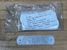 10 etichette poli SCBT Co -
