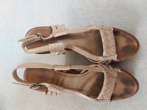 Sandali con zeppa bottega - con,
