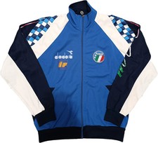 BELLISSIMA Tuta giacca Italia 1990 World Cup felpa Baggio IP track top L blu