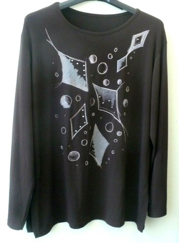 Maglia marrone elasticizzata - maglia,