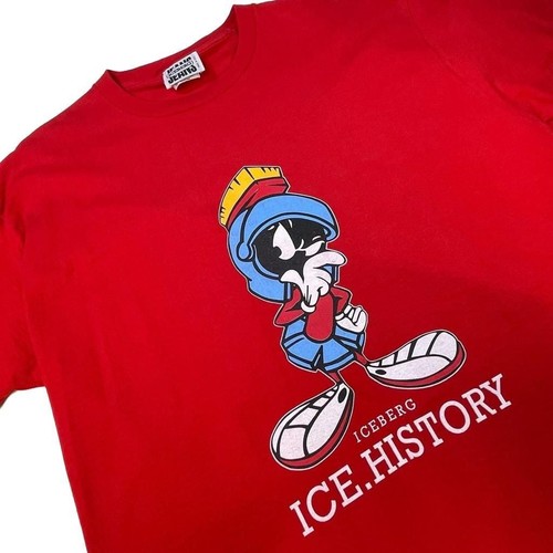 Shirt rossa iceberg - t-shirt,
