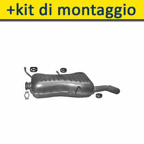 Silenziatore marmitta - silenziatore,