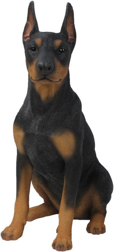 Statua realistica doberman - statua,