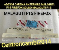 ADESIVI CARENA ANTERIORE MALAGUTI F15 FIREFOX SCUDO MALAGUTI F15 181.210.71