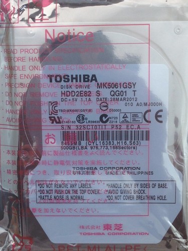 Nuovo toshiba - *nuovo*, (mk5061gsy)