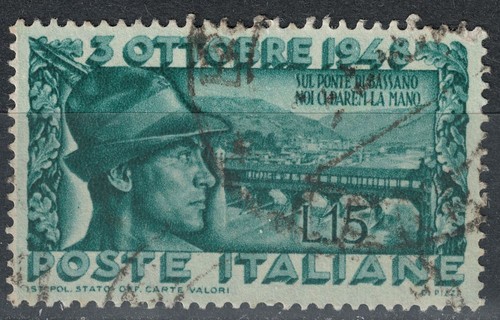 Italia 1948 ponte degli alpini - italia,