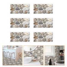 6 Pezzi Carta da Parete Bagno