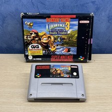 DONKEY KONG COUNTRY 3 Nintendo SNES dixie kong's double trouble PAL GIG ITA