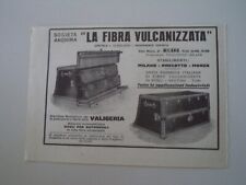 advertising Pubblicità 1924 VALIGERIA VALIGIE LA FIBRA VULCANIZZATA
