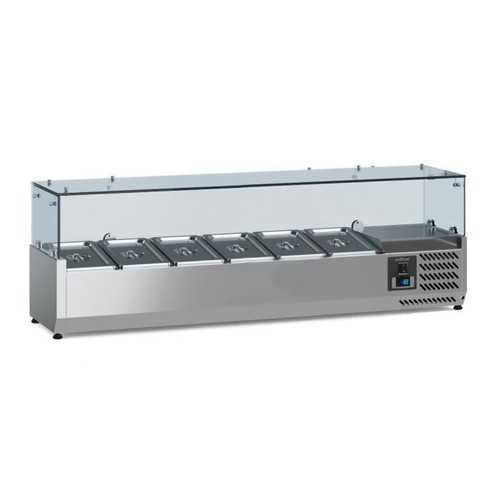 Vetrina appoggio gn x 6 - appoggio,