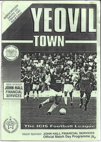 Yeovil town harrow borough - yeovil,
