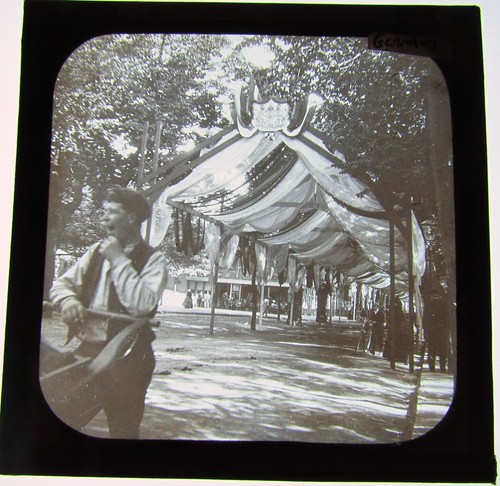 Magic lantern slide - lantern,