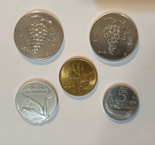 Lotto monete 20 lire - 5, 10