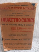 I Quattro Codici 1972 Libro