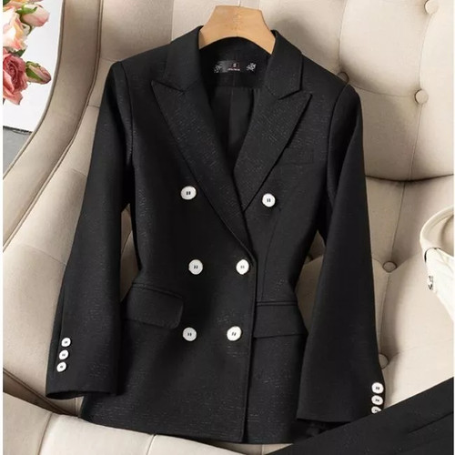Blazer donna elegante nero - elegante,
