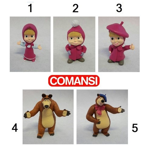 Masha orso pupazzi comansi - e,