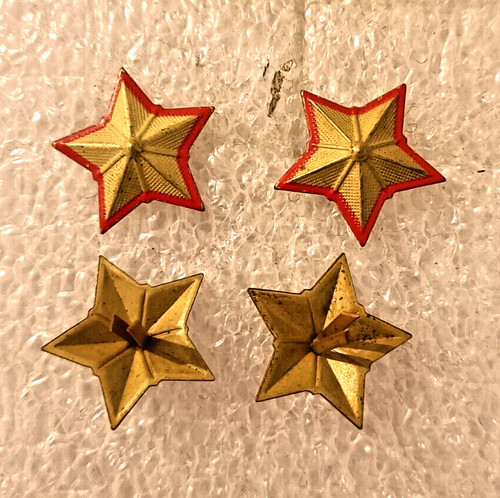 Coppia stellette per mostrine - per,