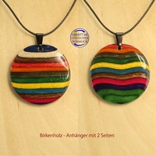 Ciondolo gioiello in legno #55