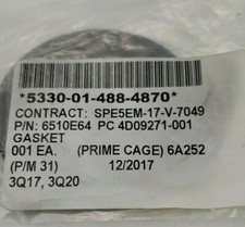 Guarnizione Military Surplus 651OE64 NSN 5330014884870 perlina comprimibile con flangia 