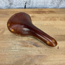 Sella bici Brooks 2003 Swift 7x7mm titanio rotaie pelle 153mm 371g