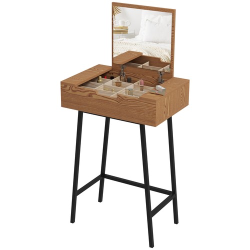 Homcom tavolo trucco - trucco, con