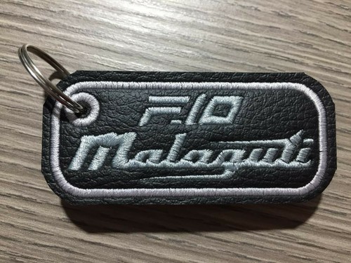 Portachiavi ricamato malaguti - ricamato,