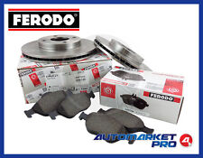 KIT DISCHI DDF1072 PASTIGLIE FRENO FDB1394 FERODO FORD FUSION BENZINA DIESEL JTD