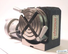 Tavolo Rotante Verticale / Orizzontale Da 75 Mm Per Fresatrice Di Chronos