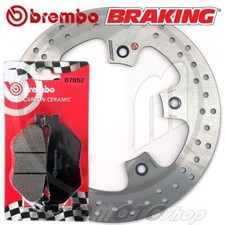 DISCO FRENO POST BRAKING PASTIGLIE CARBON BREMBO YAMAHA T-MAX 530 IRON MAX 2016