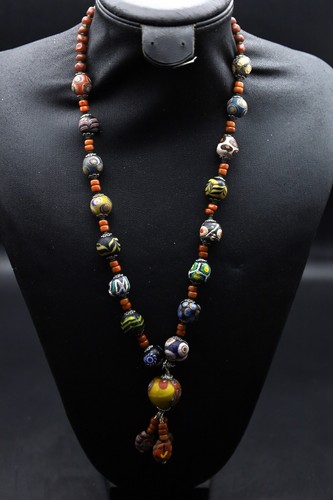 Collana perle vetro - collana,