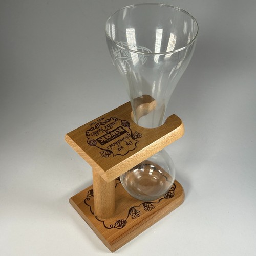 Pauwel kwak beer glass wood - pauwel,