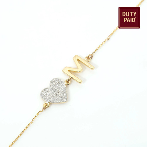 Bracciale lettera iniziale