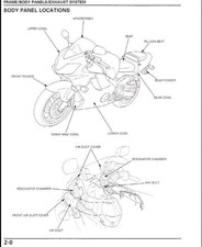 Manuale uso e manutenzione officina Honda CBR600f F4I 2001 2002 2003