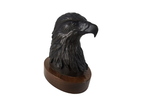 Scultura bronzo testa - , di
