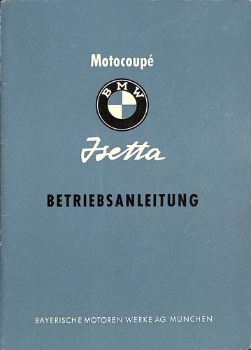 Bmw isetta libretto - bmw,