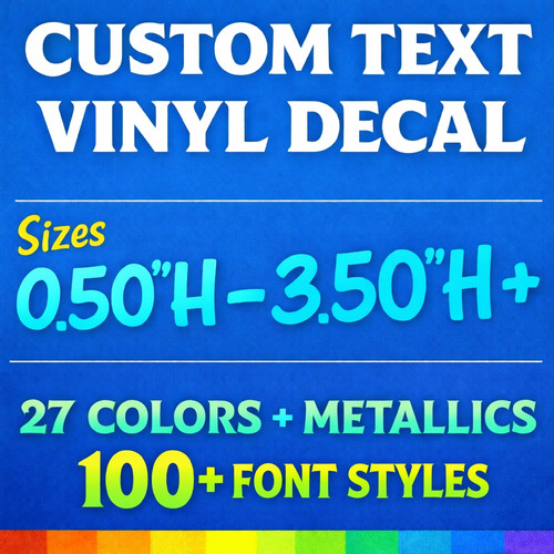 Adesivo scritta vinile - , testo