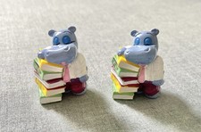 Uova di sognatura Happy Hippo 2x figurine da collezione HPF D sognatore Tommi | rare originali buone