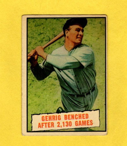 1961 topps lou gehrig - 1961,