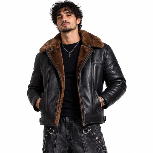 Giubbotto uomo zip - , incrociata