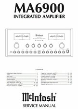 McIntosh MA-6900, MA6900 Schematic Service Manual Repair Schaltplan Techniques