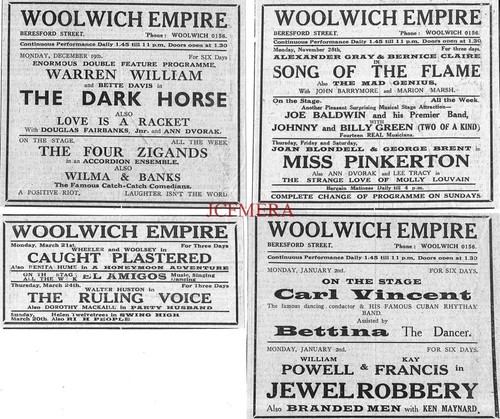 Woolwich empire - x, 'woolwich