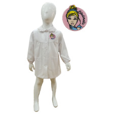 GREMBIULE PRINCIPESSE DISNEY CENERENTOLA SCUOLA ASILO RICAMATO COTONE 2/6 ANNI