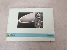 libretto libro manuale renault radiosat brochure utente service book radio 