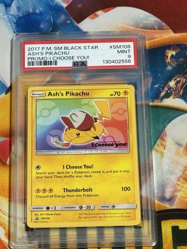 Ash pikachu sm108 psa - sm108,