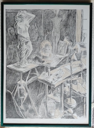 Pericle fazzini litografia - pericle,
