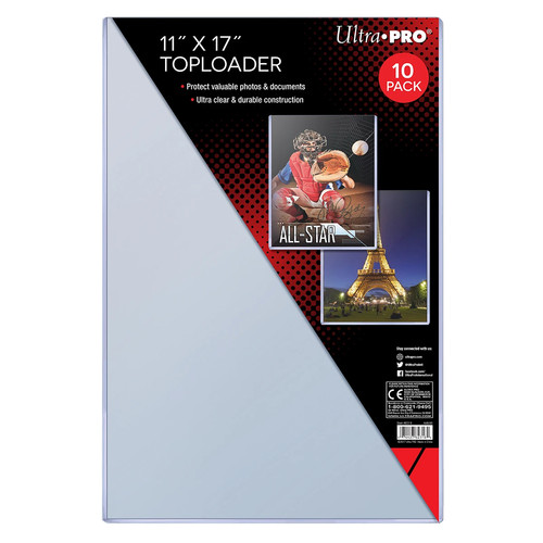 Ultra pro toploader 11x17 - pro,