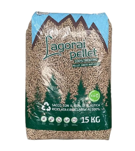Sacco pellet legno abete - sacco,