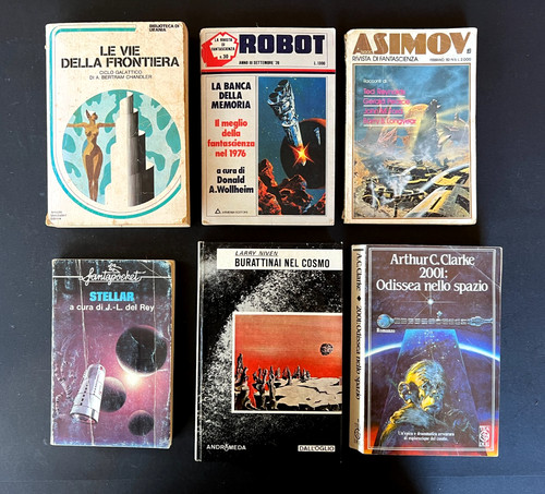 Libri fantascienza lotto 6 - fantascienza,