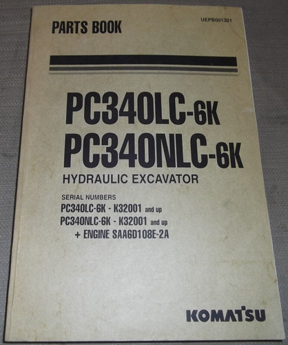 Komatsu pc340lc pc340nlc 6k - komatsu, pc340nlc-6k